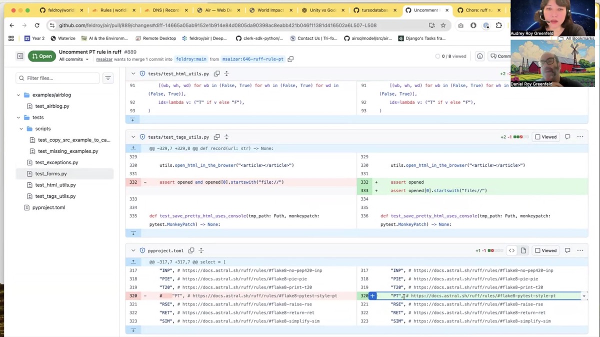 Final code change uncommenting the PT rule in the configuration file